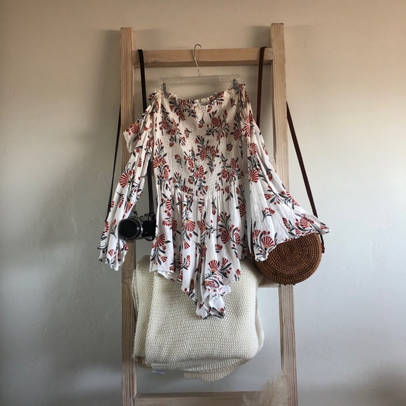 Free People Floral Romper - Picture 3 of 3